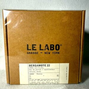 Le Labo Bergamote 22 Ea de Parfum. 3.4oz